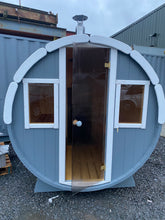 Load image into Gallery viewer, Barrel Sauna 2m x 2m Wood or Ell heaters
