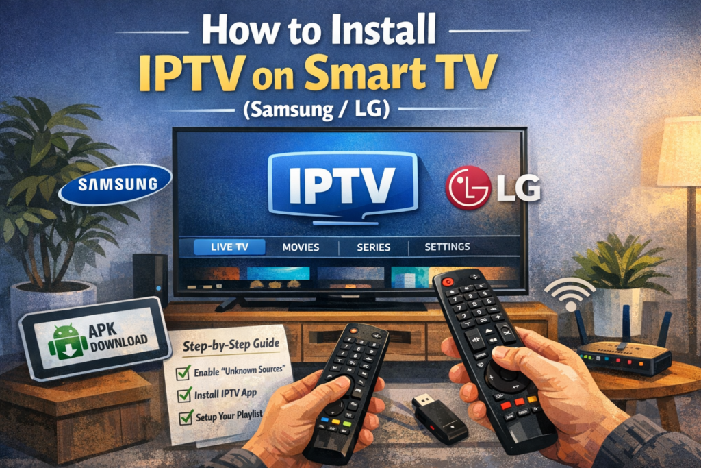 how to Install IPTV on Smart TV